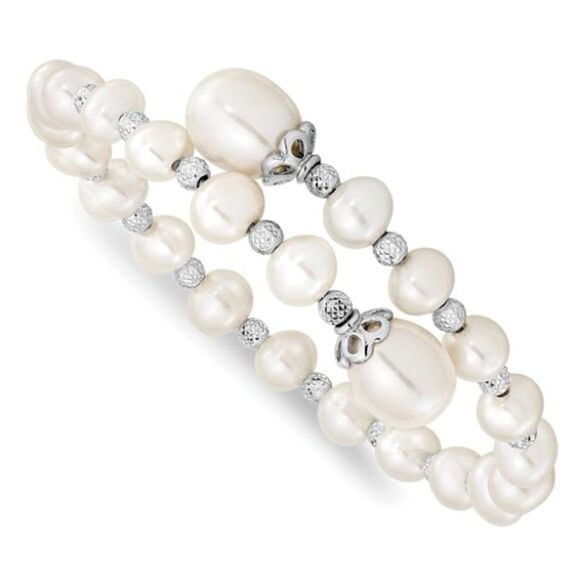 Freshwater Cultured Pearl Wrap Bracelet - Picture 4 of 7